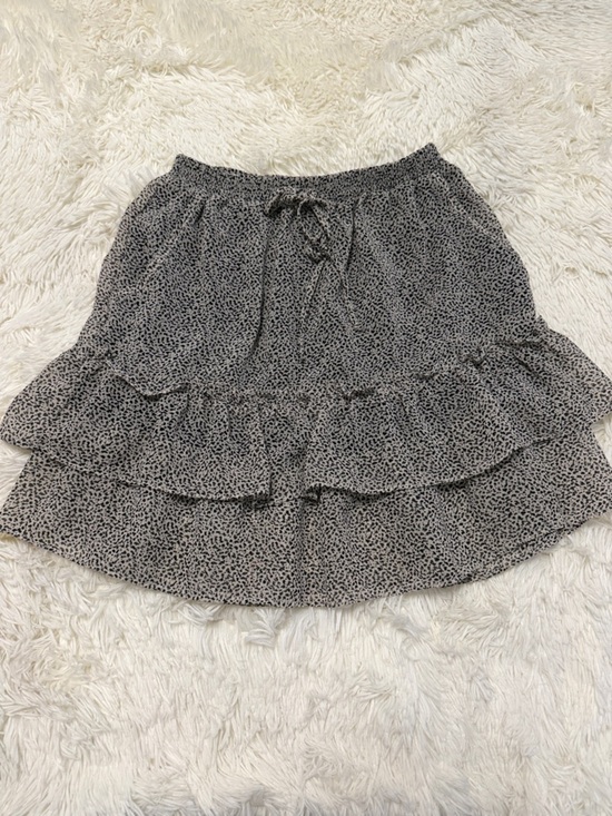 Sienna Sky Dresses & Skirts - Sienna Sky Black and White Mini Ruffle Skirt